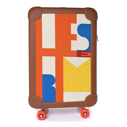 Hermes Canvas Taurillon Regate RMS Rolling Trolley Luggage  Multicolor 1 of 7