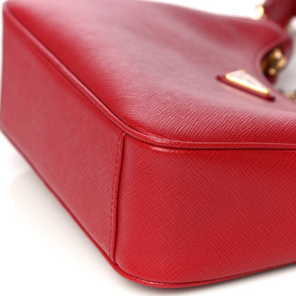 Prada Saffiano Lux Re-Edition 2005 Shoulder Bag Fuoco 10 of 12