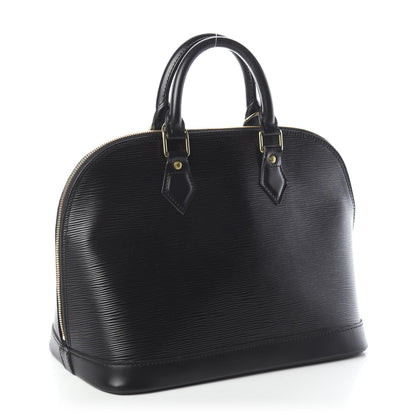 Louis Vuitton Epi Alma PM Black 3 of 9