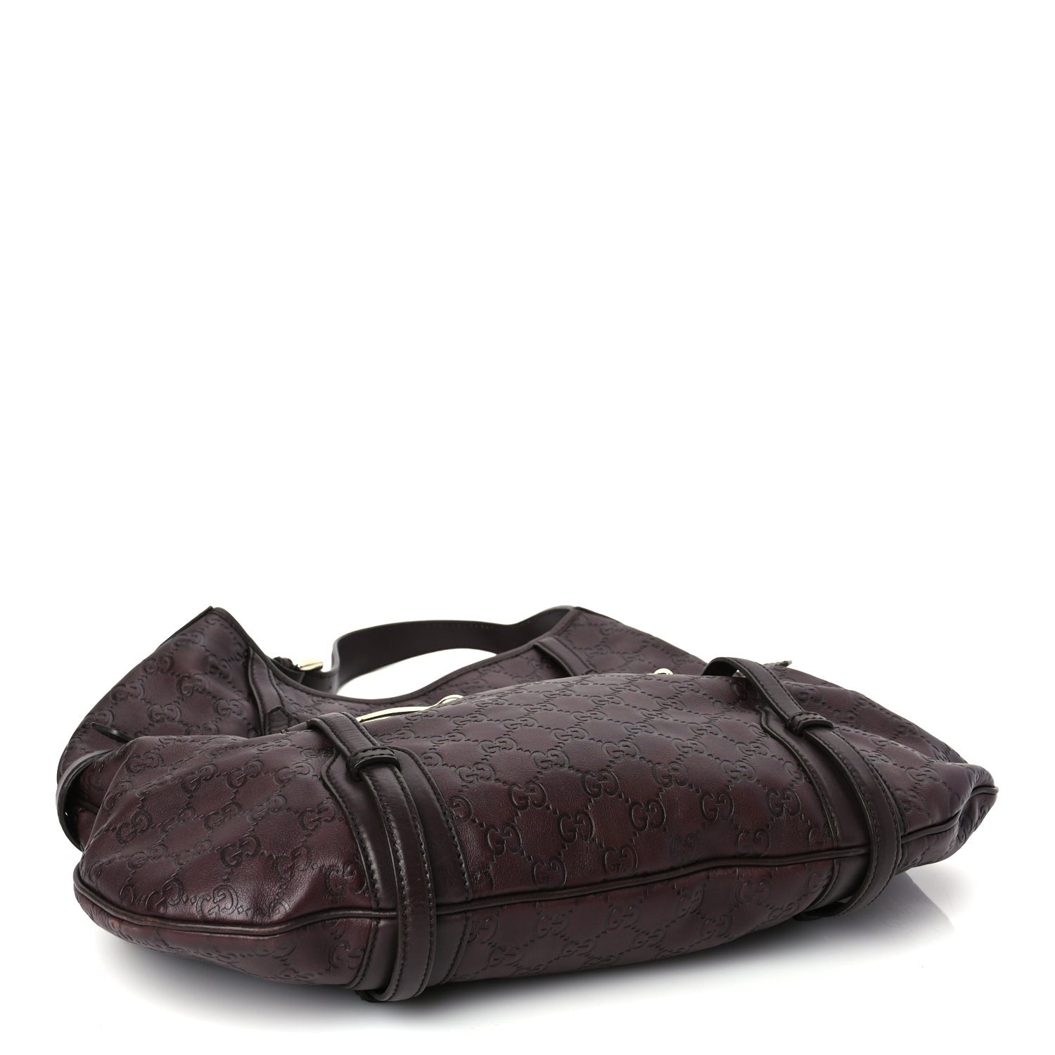 Gucci ssima 85th Anniversary Horsebit Hobo Burgundy 3 of 8