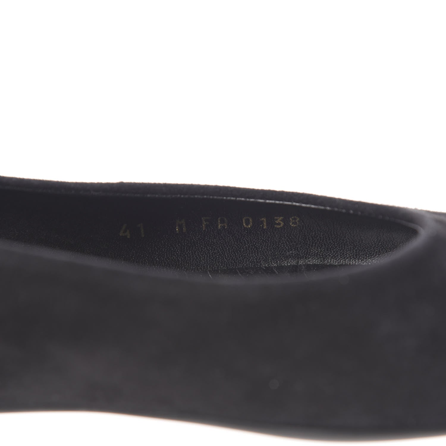 Louis Vuitton Suede Monogram Uniformes Ballet Flats 41 Black 8 of 8