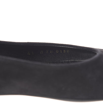 Louis Vuitton Suede Monogram Uniformes Ballet Flats 41 Black 8 of 8