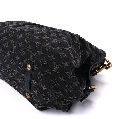 Louis Vuitton Denim Neo Cabby MM Black 7 of 8