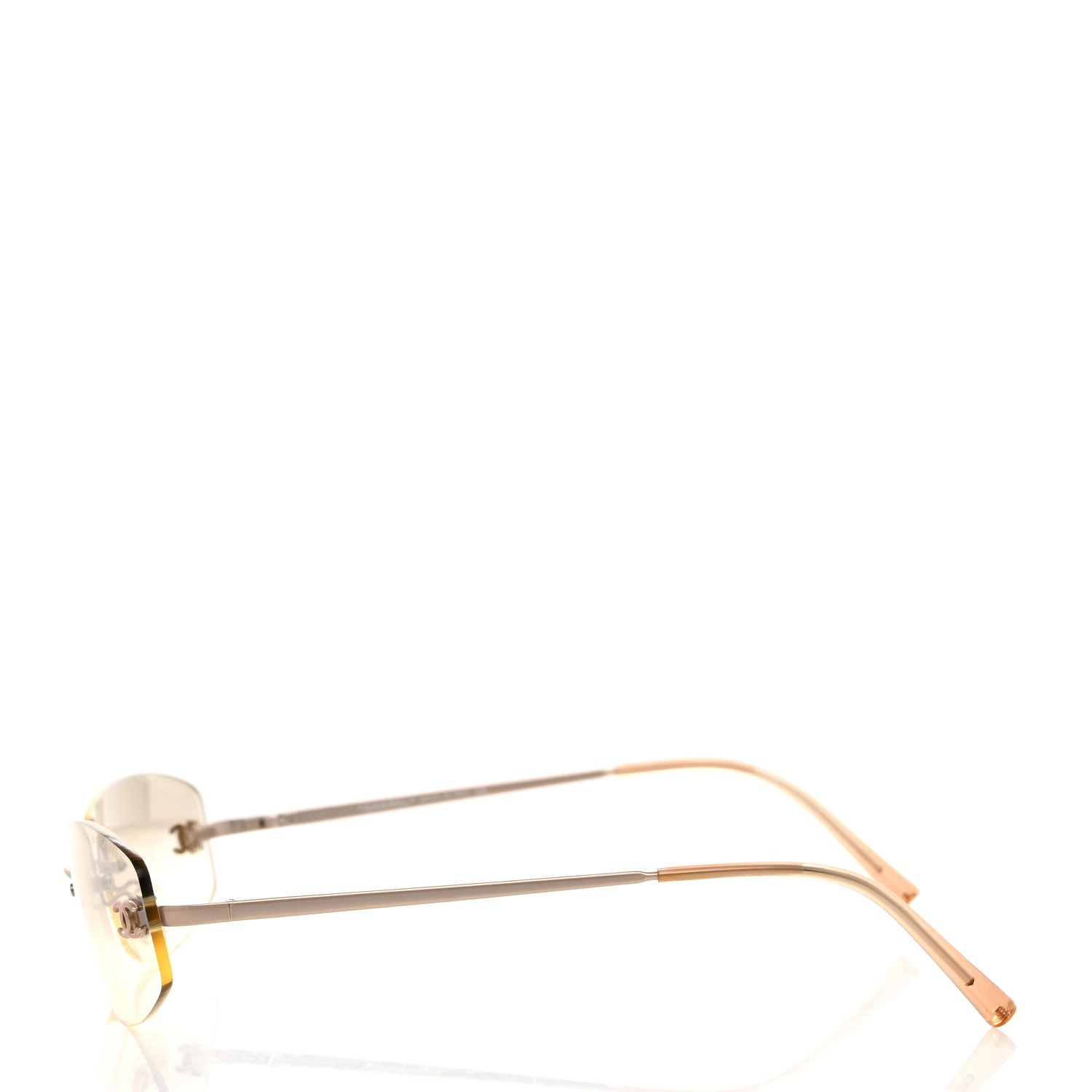 Chanel Metal CC Logo Sunglasses 4002 Beige 3 of 8