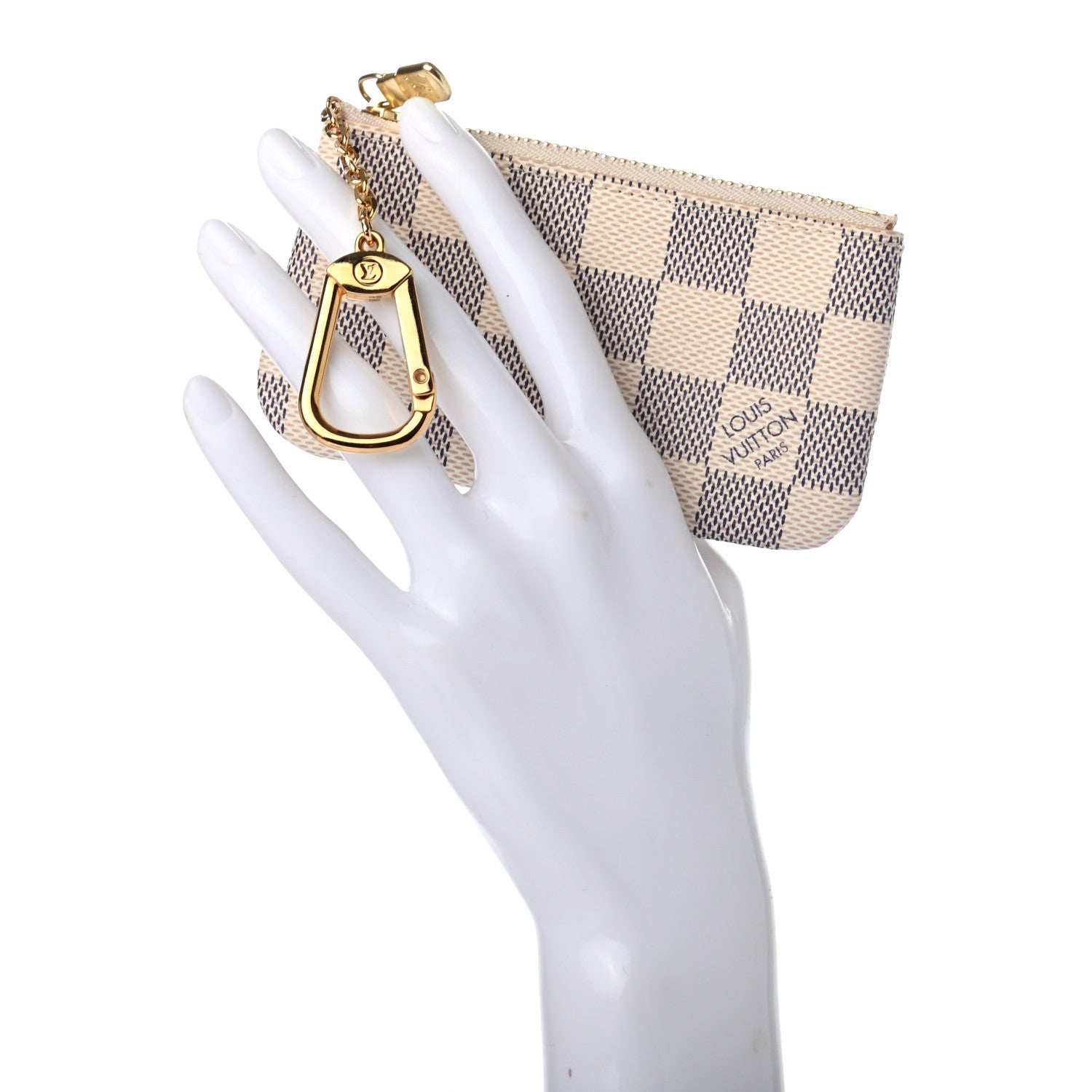 Louis Vuitton Damier Azur Key Pouch 2 of 6
