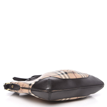 Burberry Haymarket Check Hartham Shoulder Bag Chocolate 4 of 13