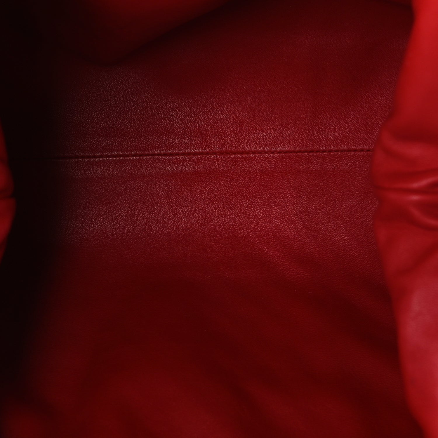 Bottega Veneta Nappa Maxi Intrecciato The Pouch Oversized Clutch Bright Red 5 of 9