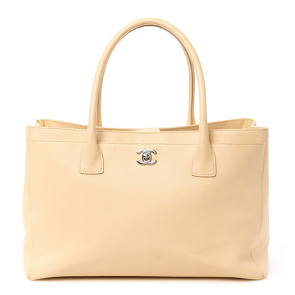Chanel Calfskin Cerf Executive Shopper Tote Beige Clair 1 of 7