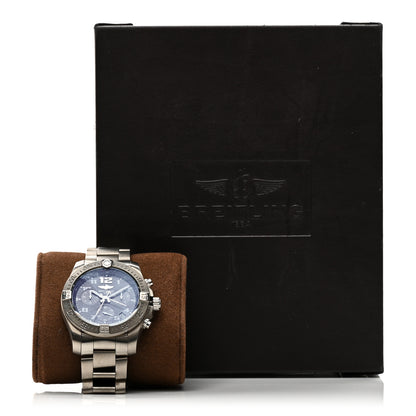 Breitling Titanium 43mm Chronospace Evo B60 Chronograph Quartz Watch Black EB6010 5 of 5