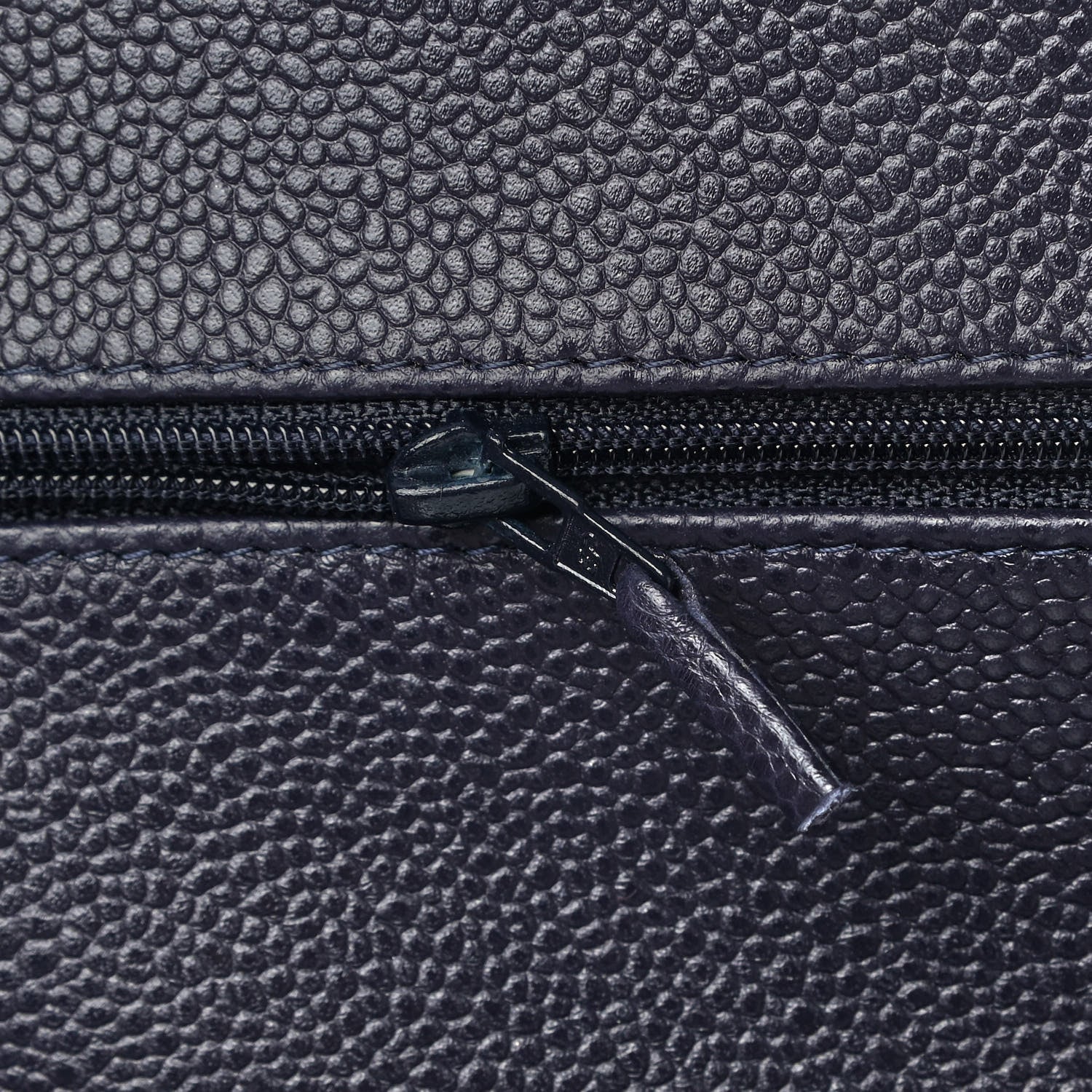 Chanel Caviar Quilted Jumbo Double Flap Navy Blue 11 of 15