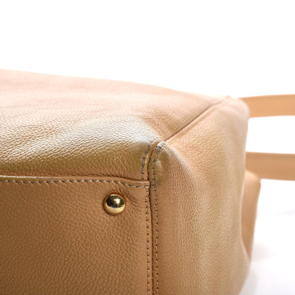Chanel Calfskin Cerf Executive Shopper Tote Beige 19 of 19