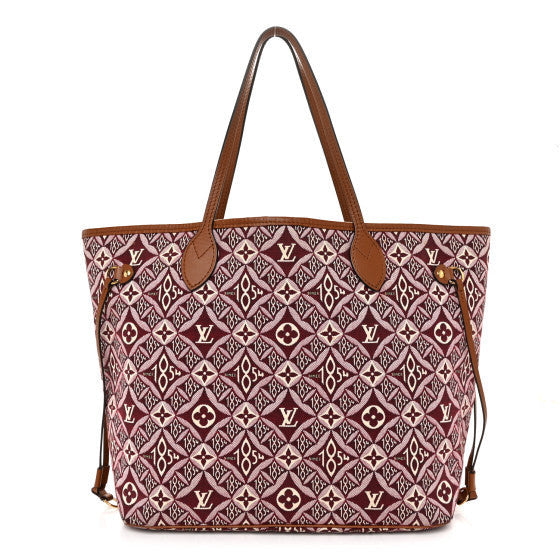 Louis Vuitton Jacquard Since 1854 Neverfull MM Bordeaux 1 of 1