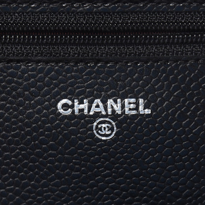 Chanel Caviar Quilted Wallet On Chain WOC Black 6 of 11