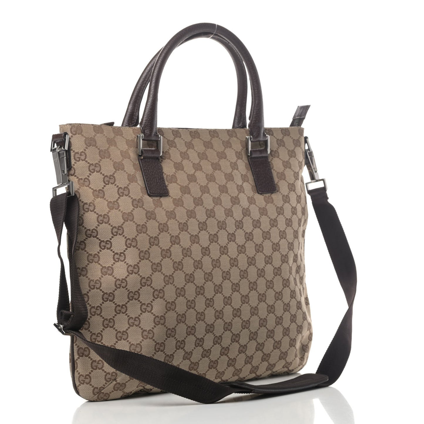 Monogram Tote Dark Brown