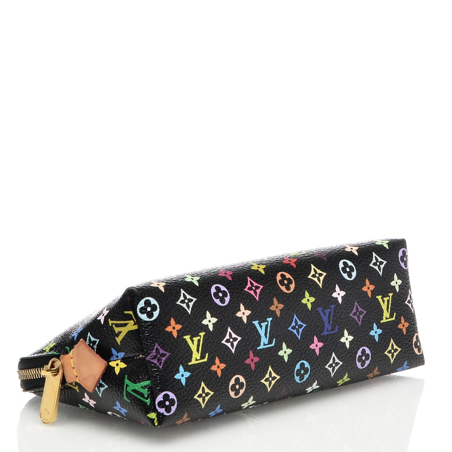 Louis Vuitton Monogram Multicolor Cosmetic Pouch Black Grenade 4 of 6