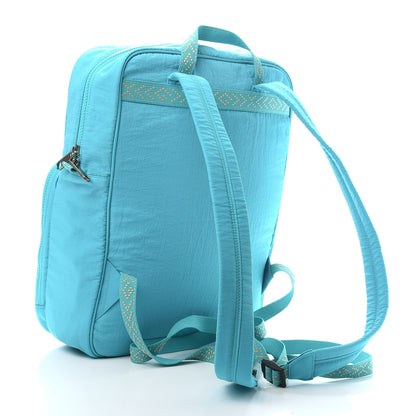 Gucci Nylon Twill 80s Logo Patch Backpack Lago 2 of 10