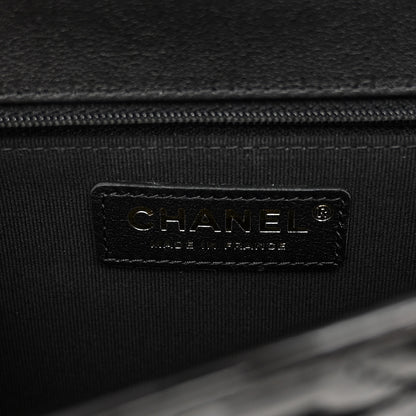 Chanel Patent Quilted Large School Memory Top Handle Flap Black 6 of 10