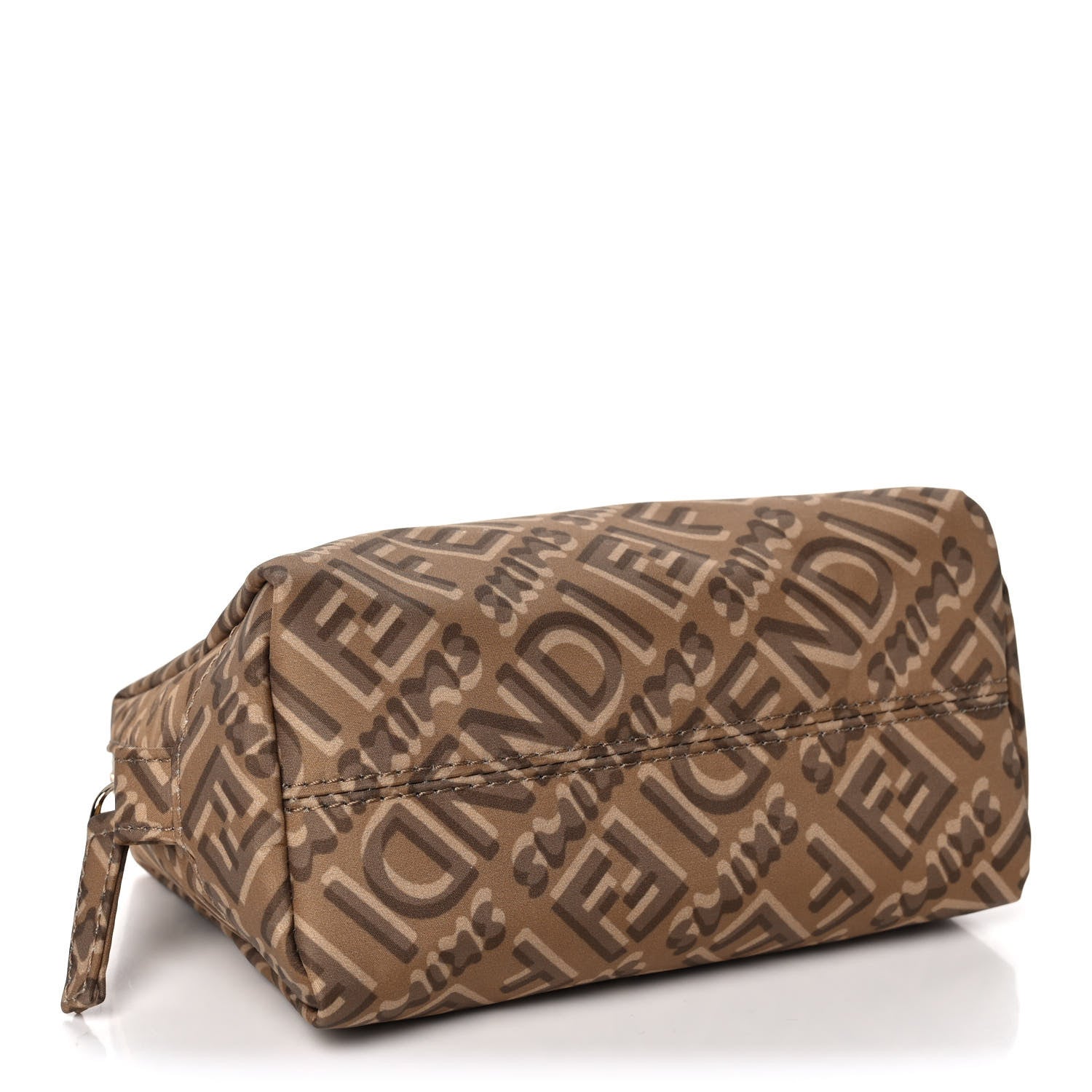 Fendi X SKIMS Nylon Small Trapezoid Beauty Pouch Sand 4 of 10