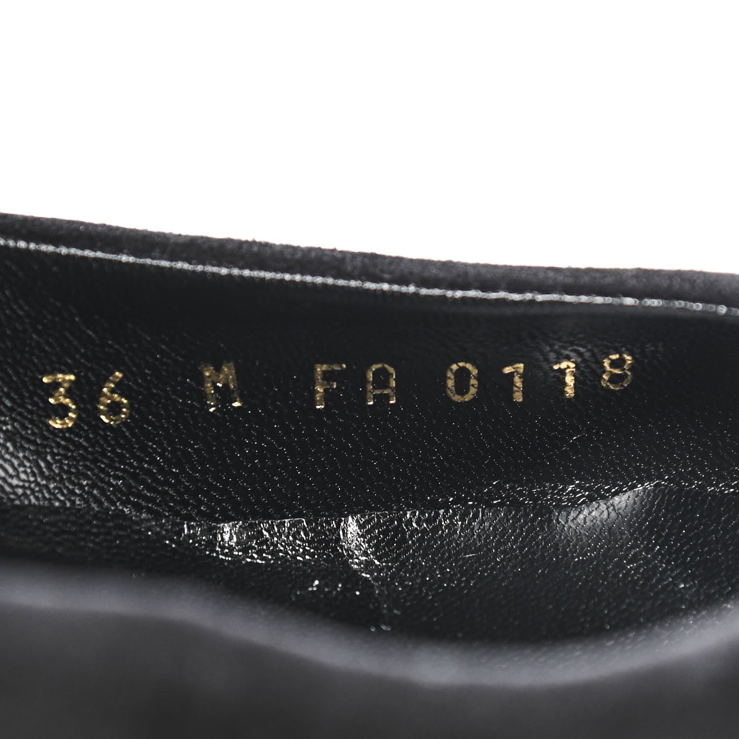 Louis Vuitton Suede Monogram Uniformes Ballet Flats 36 Black 8 of 8