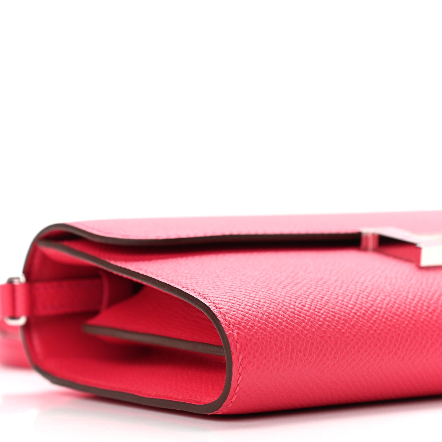 Epsom Alligator Lizard Constance Wallet To Go Rose Extreme