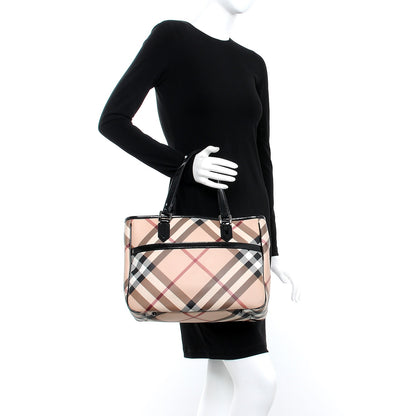 Burberry Supernova Check Tote Black 2 of 9