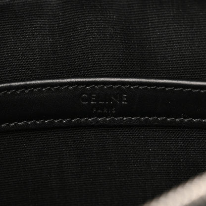 Celine Triomphe Canvas Medium Messenger Bag Black Silver 6 of 9