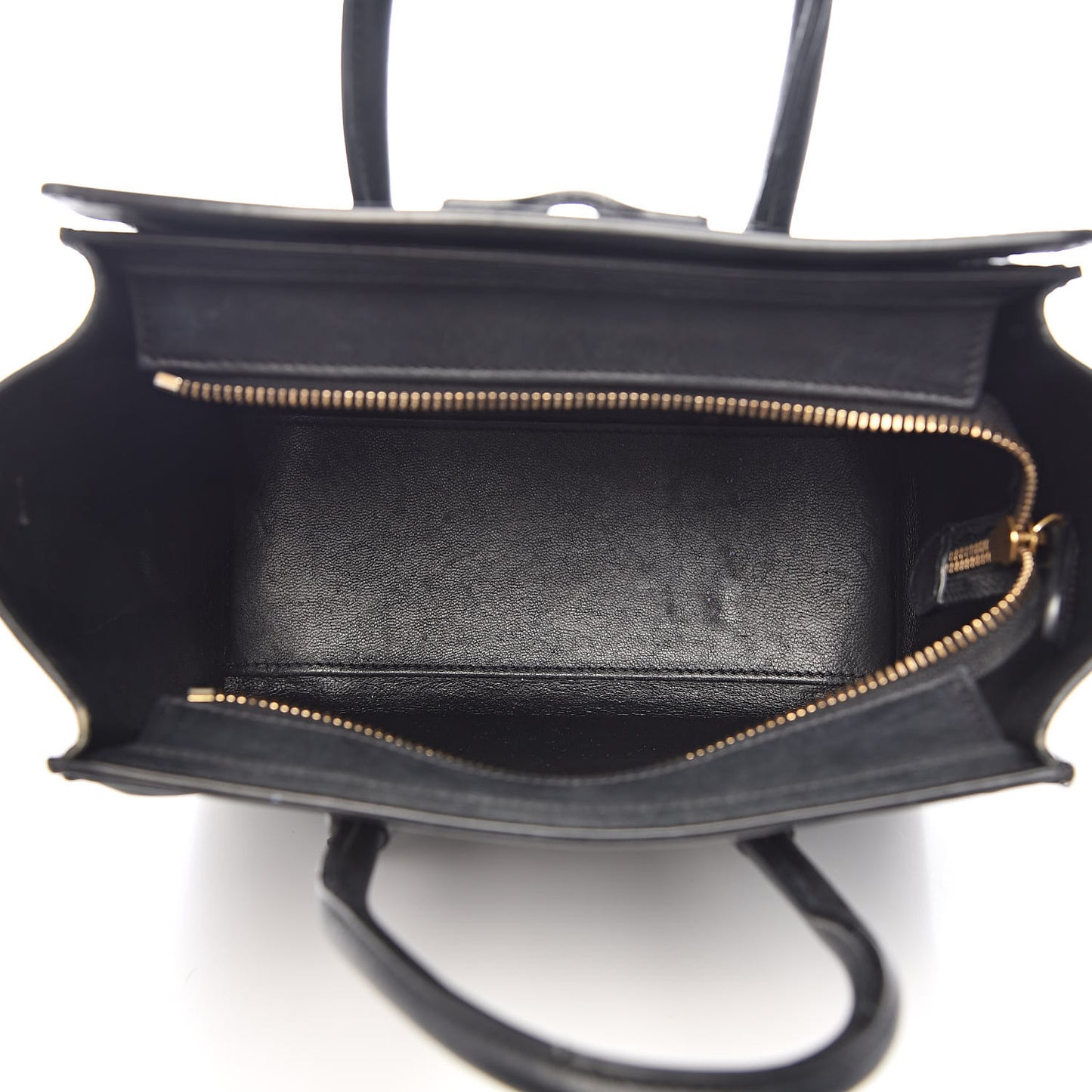 Smooth Calfskin Nano Luggage Black