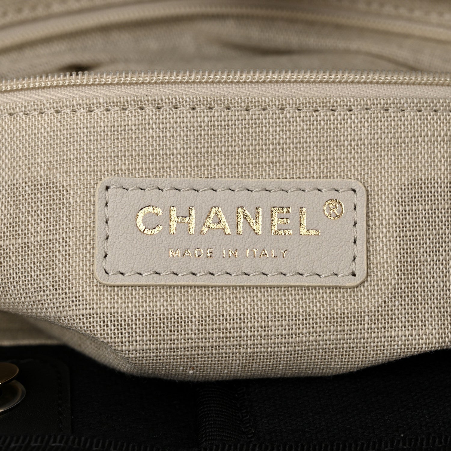 Chanel Mixed Fibers Small Deauville Tote Black 7 of 7