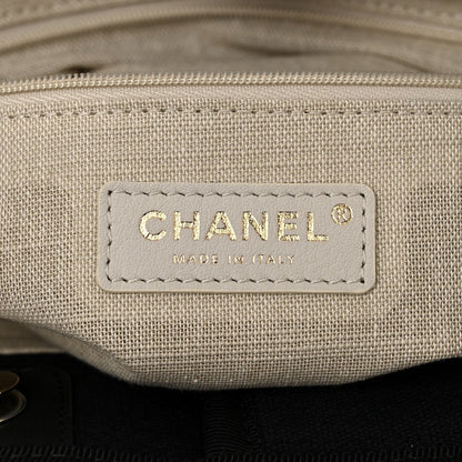Chanel Mixed Fibers Small Deauville Tote Black 7 of 7