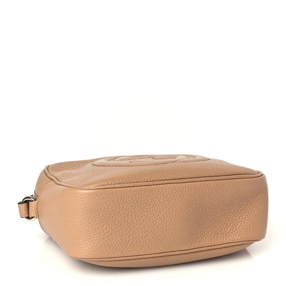 Gucci Pebbled Calfskin Small Soho Disco Bag Rose Beige 3 of 9