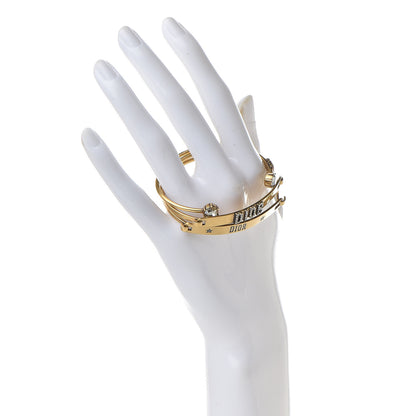 Christian Dior Metal Crystal Dio(r)evolution Bracelet Set Gold 2 of 10