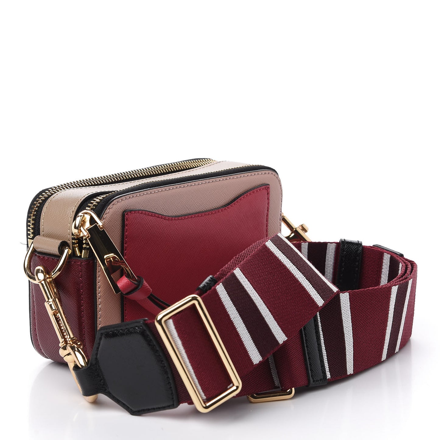 Saffiano Small Snapshot Camera Bag Rose Multicolor