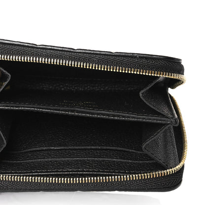 Louis Vuitton Empreinte Zippy Coin Purse Black 5 of 9