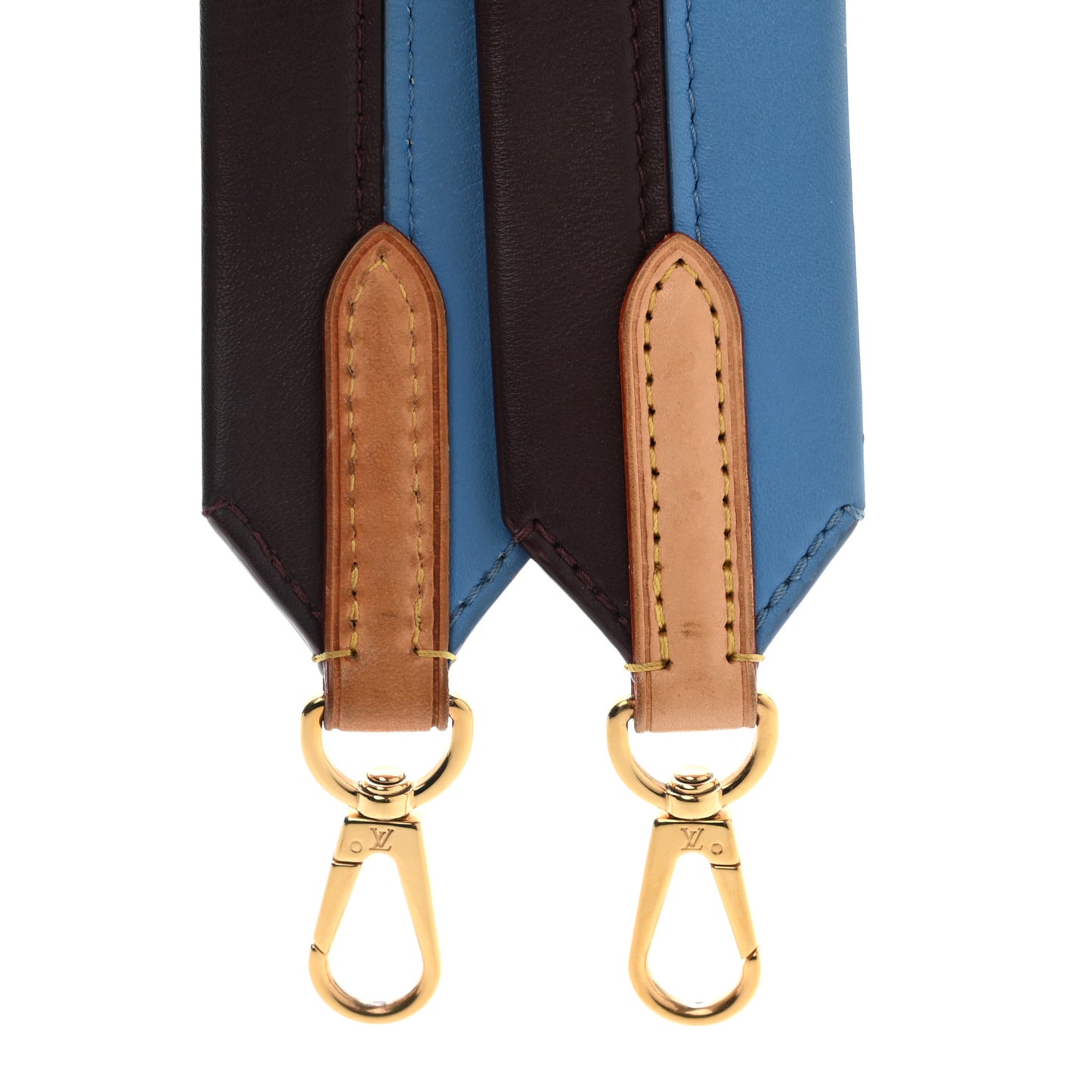 Calfskin Cluny MM Shoulder Strap Blue Glacial