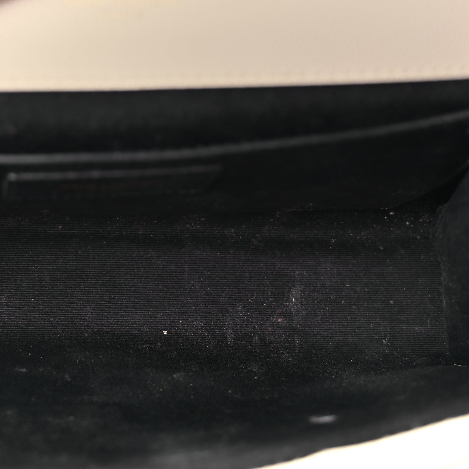 Saint Laurent Grain De Poudre Calfskin Medium Classic Monogram Kate Tassel Satchel Crema Soft 4 of 8