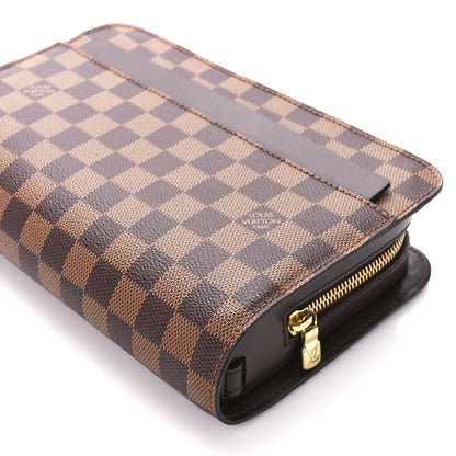 Louis Vuitton Damier Ebene Pochette Saint Louis Clutch 10 of 10