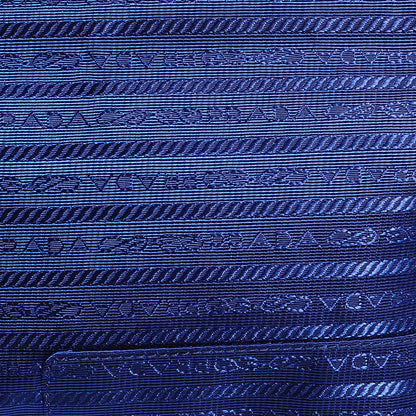 Prada Vitello Daino Hobo Azzurro 7 of 8