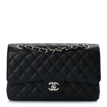 Chanel Caviar Quilted Medium Double Flap Black 1 of 9