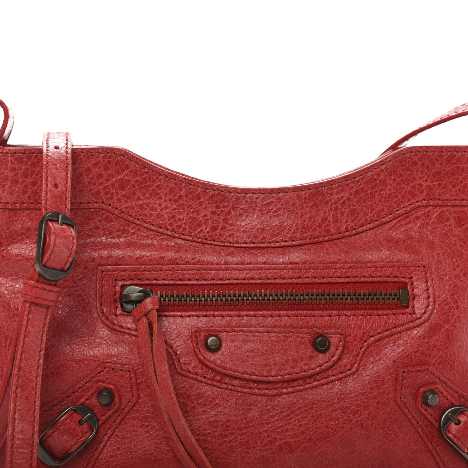 Balenciaga Agneau Classic Hardware Hip Rouge Cardinal 12 of 12