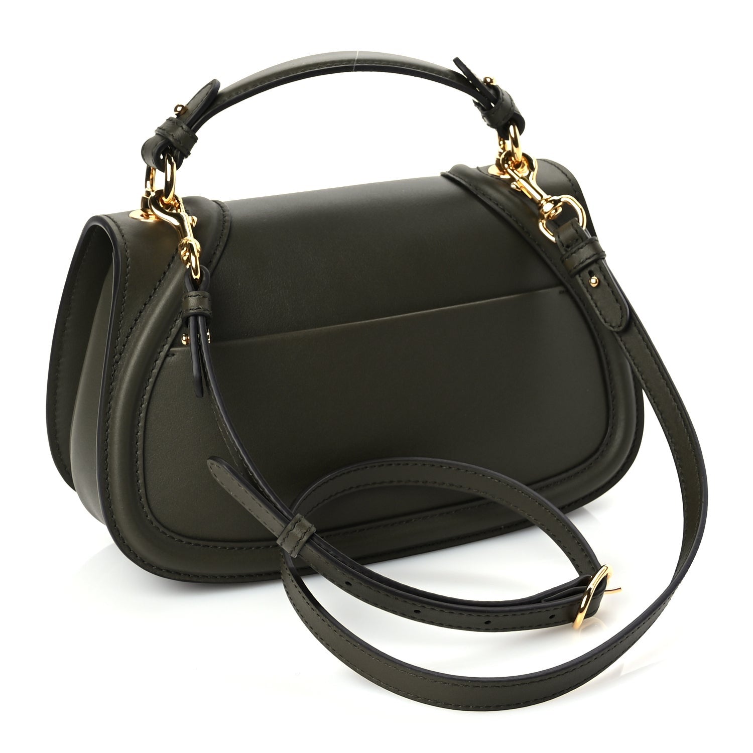 Gucci Roxy Calfskin Medium Blondie Top Handle Bag Green 2 of 8