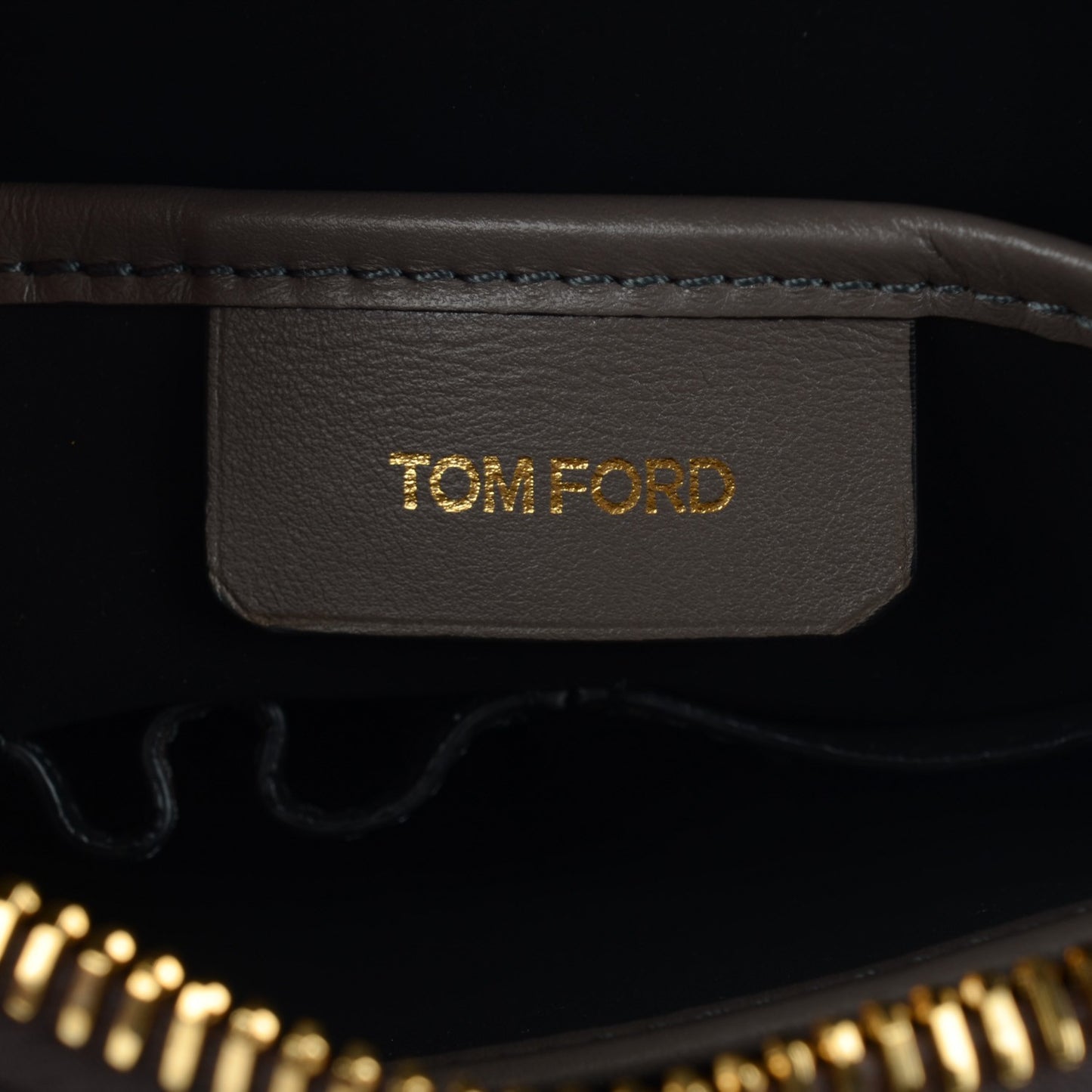 Pebbled Calfskin Document Case Grey