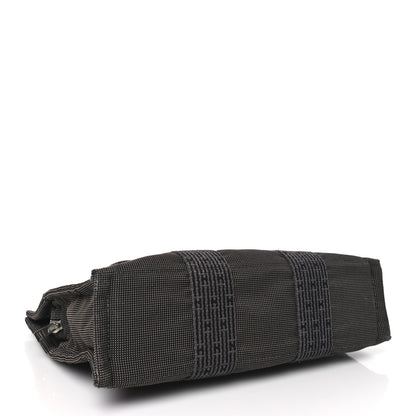 Hermes Canvas Herline PM Tote Grey 4 of 9