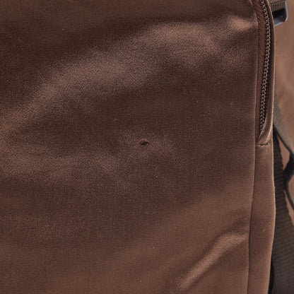 Prada Nylon Vela Double Buckle Backpack Brown 11 of 11