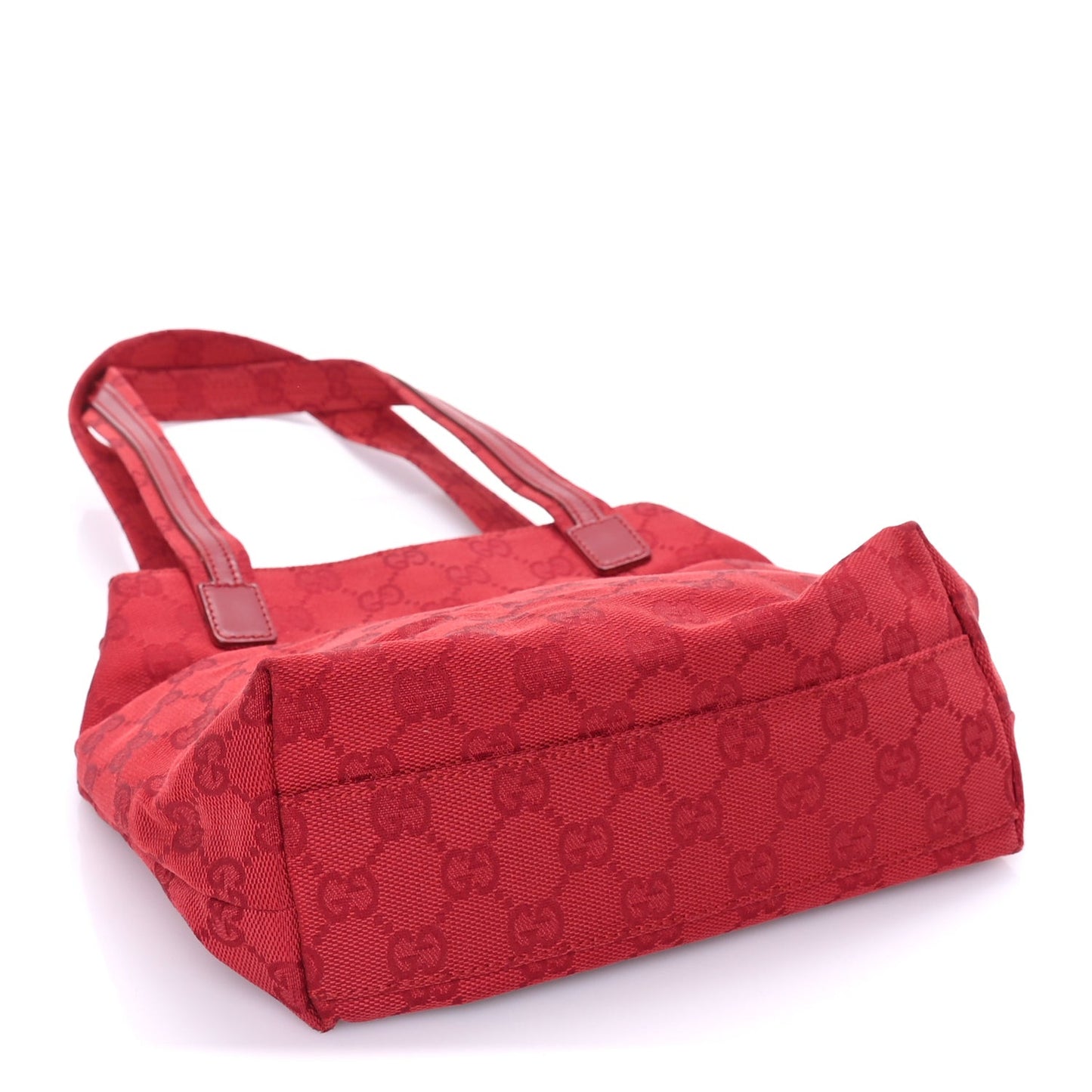 GG Monogram Tote Bag Red