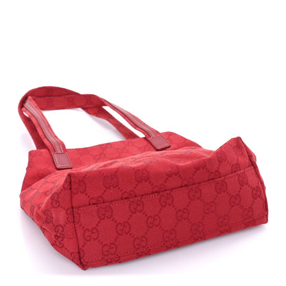 Gucci GG Monogram Tote Bag Red 3 of 7