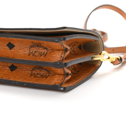 MCM Visetos Mini Rabbit Crossbody Bag Cognac 5 of 8