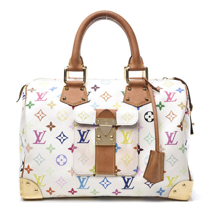 Louis Vuitton Monogram Multicolor Speedy 30 White 1 of 12