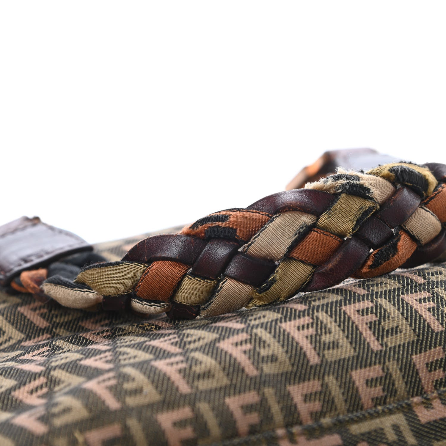 Fendi Zucchino Braided Roll Tote Multicolor 16 of 21