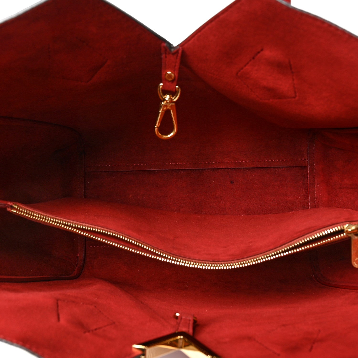 Louis Vuitton Calfskin Monogram Kimono Tote Cherry 5 of 19