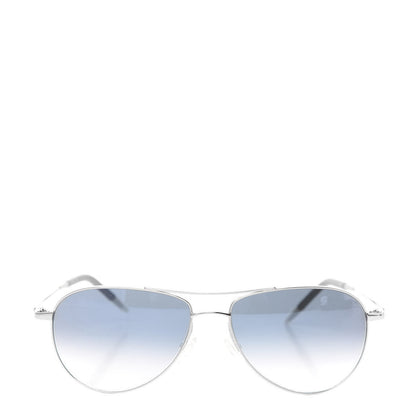 Oliver Peoples Benedict Aviator Sunglasses Silver 2 of 7